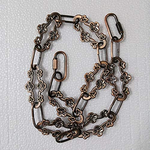 [AUSTRALIA] - WOERFU 32 inch Antique Red Bronze Decorative Plum buckle Chain for Hanging Lighting (Red bronze) 