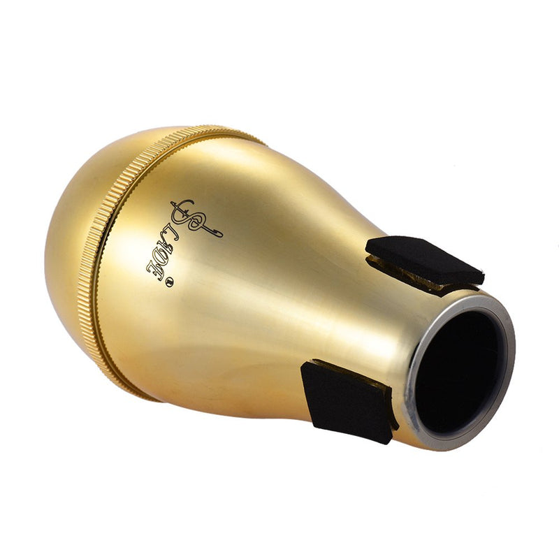 ammoon Practice Trombone Straight Mute Silencer Sourdine ABS Material for Alto Tenor Trombones Golden