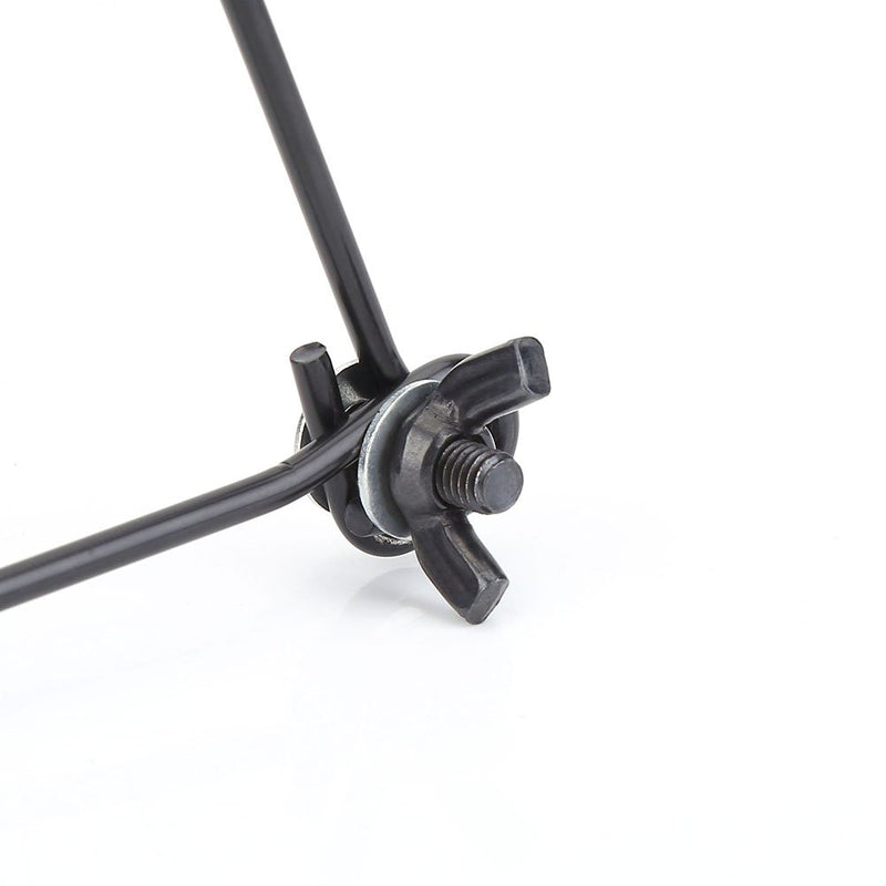 Dilwe Harmonica Neck Holder, Metal Adjustable 10 Hole Harmonica Harp Holder Neck Stand Rack Mount