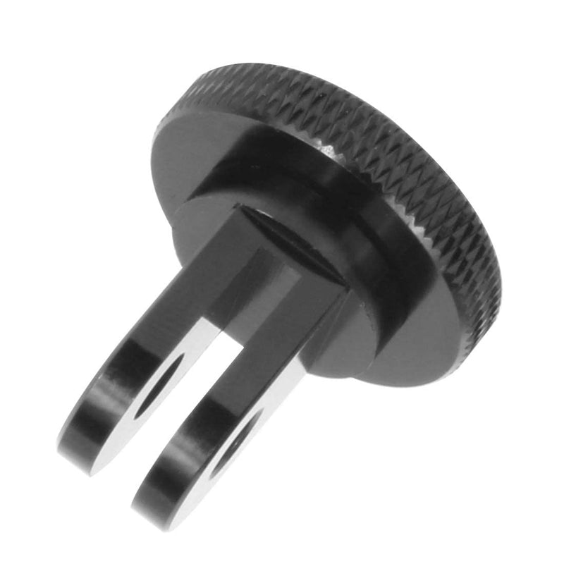 [AUSTRALIA] - FEICHAO Aluminum CNC Quick Release Tripod Mount with 1/4 Adapter Buckle Base Interface Compatible for Hero 8 7 6 5 4 3 and Other Sports Camera (1/4 Adapter) 