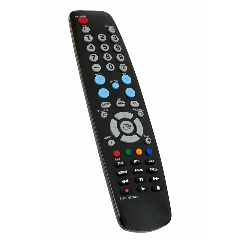 BN59-00687A Replaced Remote fit for Samsung TV LN22A450C1D LN26A450C1D LN22A45CD LN26A450CD LN22A450CD LN32A450CD LN37A450CD LN40A450CD LN9A450CD LN9A45CD LN19A451C1D LN22A451C1D LN26D450G1D