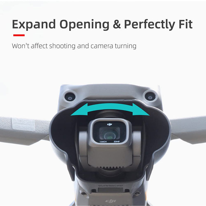 Air 2S Gimbal Camera Lens Cover Anti-Glare Sun Shade Hood for DJI Mavic Air 2S Mavic Air 2 Black for Air 2 and Air 2s