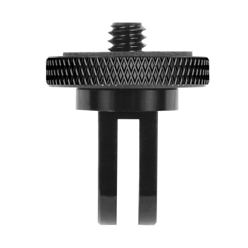 [AUSTRALIA] - FEICHAO Aluminum CNC Quick Release Tripod Mount with 1/4 Adapter Buckle Base Interface Compatible for Hero 8 7 6 5 4 3 and Other Sports Camera (1/4 Adapter) 