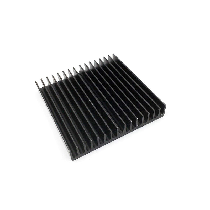 Awxlumv Heatsink 60 x 60 x 10 MM / 2.36''x 2.36''x 0.39'' Aluminum Radiator Circuit Board Heat Sink Heatsink Cooling Cooler Fin - Black 60*60*10mm