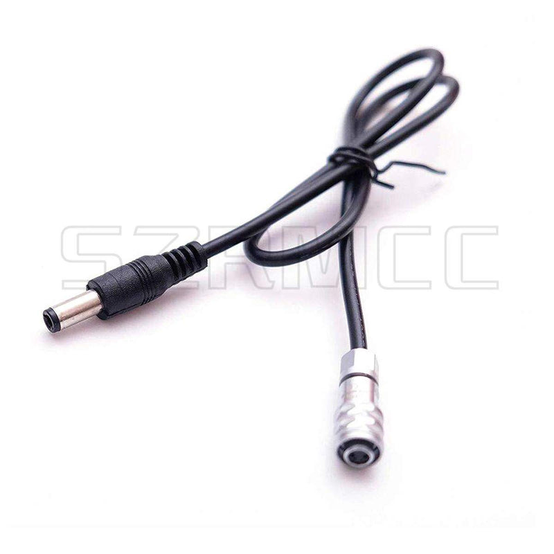 [AUSTRALIA] - SZRMCC DC 5.5x2.5mm to Weipu SF610 2 Pin Female Plug Power Cable for BMPCC 4K Blackmagic Pocket Cinema 4K Camera (Straight Cable, Straight DC2.5mm) Straight Cable 