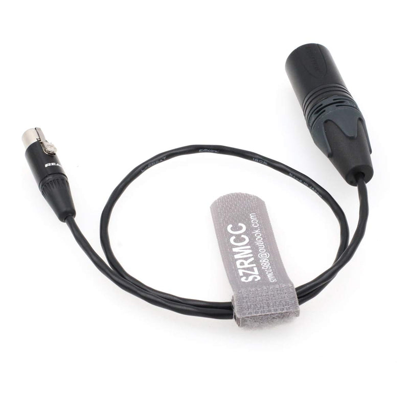 SZRMCC XLR 3 Pin Male to Neutrik Mini XLR 3 Pin Female Cable for Sound Devices 633 442 688 Mixer or Microphone