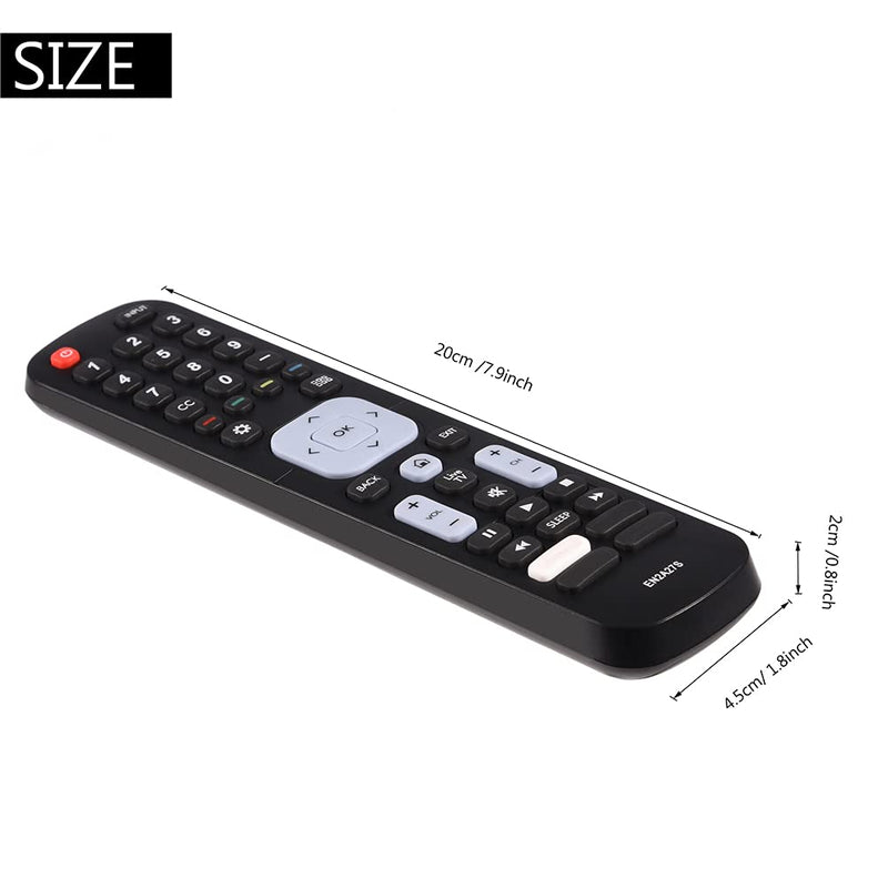 EN2A27S Remote Control Replacement for Sharp TV, Universal TV Remote Control Compatible with Sharp LC-40N5000U LC-43N5000U LC-43N6100U