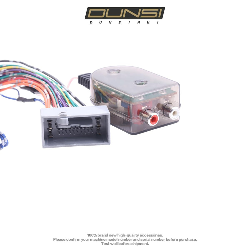 [AUSTRALIA] - DUNSIHUI 71-1729 Factory Radio Add A Subwoofer Amplifier Plug Play Wire Harness for HRV CRV Civic TSX TL Factory Radio Add Amplifier Wire Harness 711729 