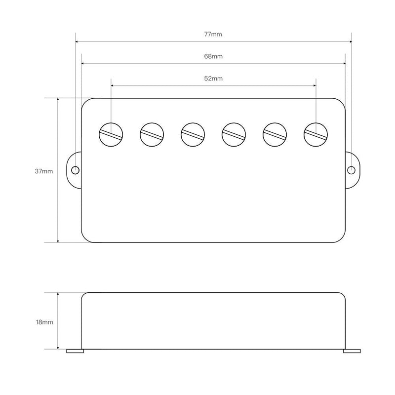 [AUSTRALIA] - FLEOR Alnico5 Guitar Humbucker Pickup Golden Bridge Pickups Compatible with LP Stye Guitar Part Bridge Pickup 