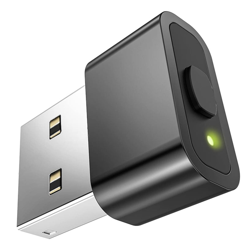 Geyes USB Mouse Jiggler, Undetectable Mouse Mover Device Has Two Swing Modes Jiggle and Multi-Track,Keeps for Computer/Laptop Awake, Driver-Free, Plug-Play，with Switch (Metal Black) 1 PCS