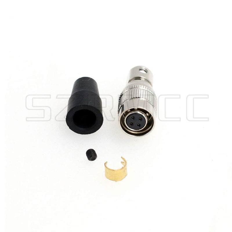 SZRMCC HR10A-7P-4S 4 Pin Female Connector Plug for SmallHD Monitor Industrial Camera