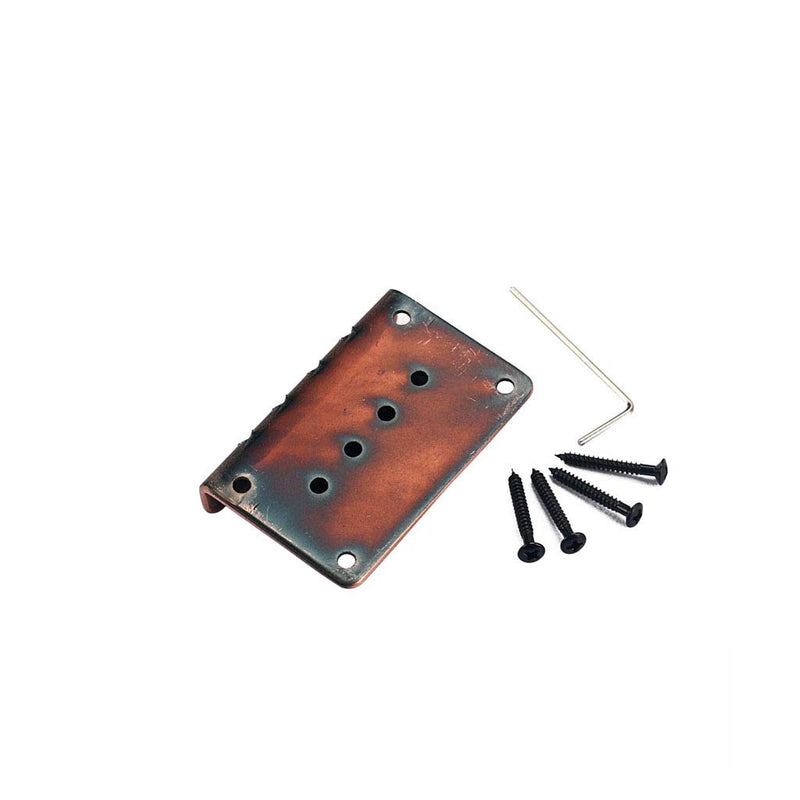 Alnicov 4 String Vintage ukulele bridge for cigar box Guitar Ukulele red cooper Guitar Parts and Accessories