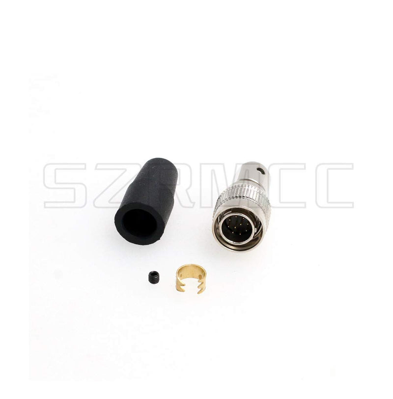 SZRMCC HR10A-10P-10P 10 Pin Male Push-Pull Self-Locking Connector Plug for Industrial Camera