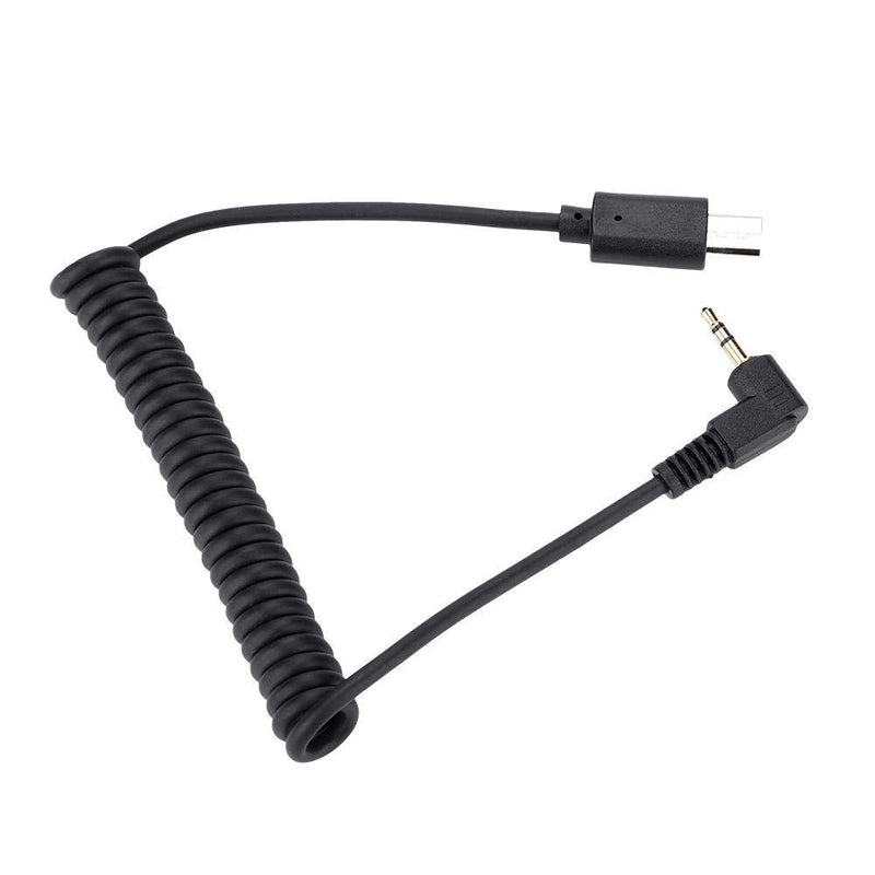 RM-VPR1 3.5mm/2.5mm S2 Shutter Release Cable Cord for Sony A7III/A9/A99 II/A7 II/A6500 Camera(2.5mm-S2) 2.5mm-S2