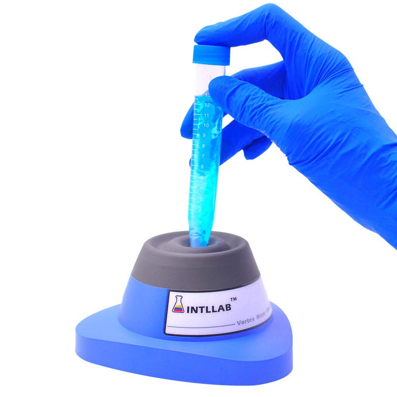 INTLLAB Lab Vortex Mixer, Touch Function Lab Vortexer, Tattoo Ink, Gel Polish, Eyelash Adhesives, Acylic Paints, Test Tubes and Centrifuge Tubes