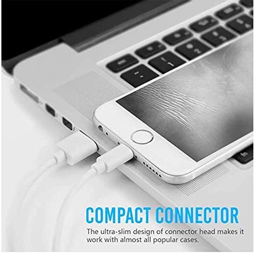 AUNC iPhone Charger 4PACK 3/3/6/6Feet Long USB Charging Cable High Speed Connector Data Sync Transfer Cord Compatible with iPhone Xs Max/X/8/7/Plus/6S/6/SE/5S iPad