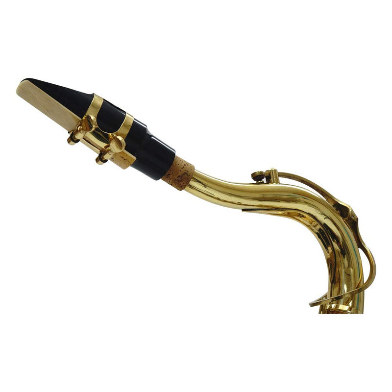 Libretto Tenor Saxophone Mouthpiece Kit, Giftable Standard Mouthpiece Set: ABS 5C Mouthpiece, Plastic Cap, Gold Lacquered Ligature. Finely Designed for Beginners and Intermediates on the Music Way
