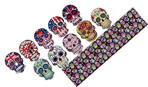 Guitar Pick Punch Skull Design Refill Sheets - Make Custom Rock and Roll Picks With Any Pick Punch - Set of 20