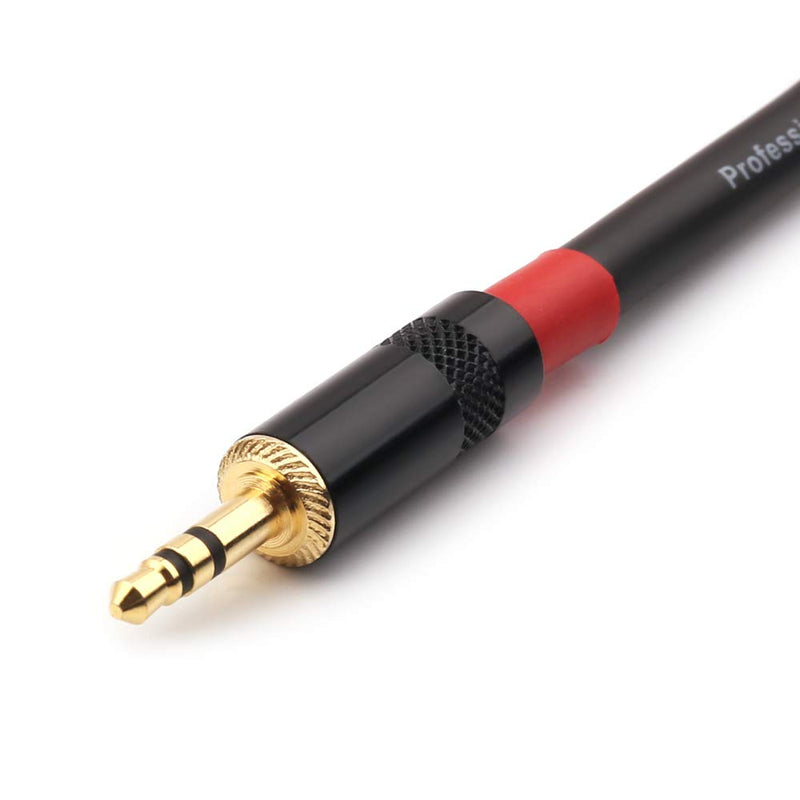 NANYI 3.5 mm TRS Stereo Plug to XLR Plug Interconnect Audio Microphone Cable Suitable for iPod Mobile Phone Active Speaker Stage DJ Studio Audio Console 10 Metres