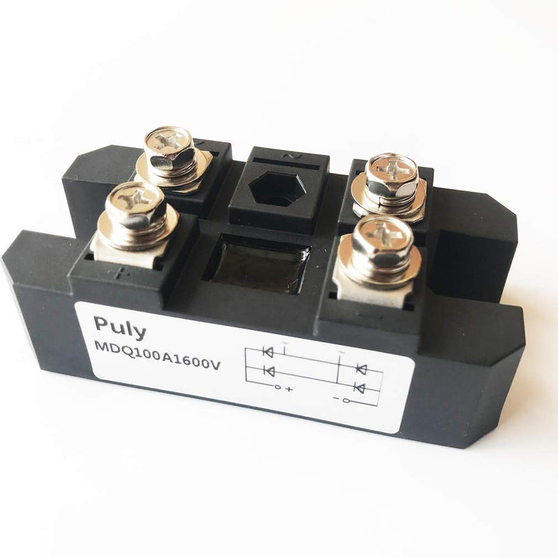 Puly Bridge Rectifier MDQ-100A 100A 1600V Full Wave diode Module one Phase with Radiator