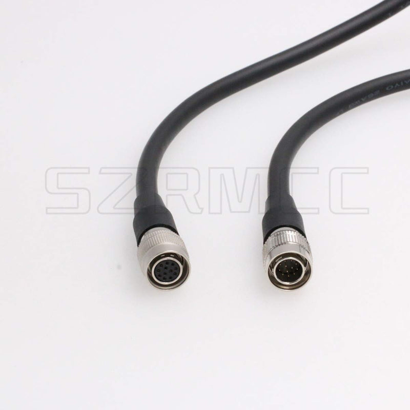 SZRMCC Hirose 12 Pin Male to 12 Pin Female CCXC-12P Style Replacement Cable for Sony XC Series Intercon Hitachi Cameras (3m) 3m