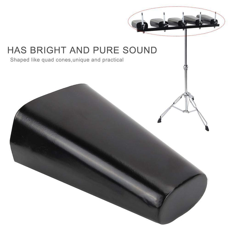 Percussion Cowbell,6 Inch Metal Durable Percussion Musical Handheld Kit Drum Set Cowbell Instrument Accessories