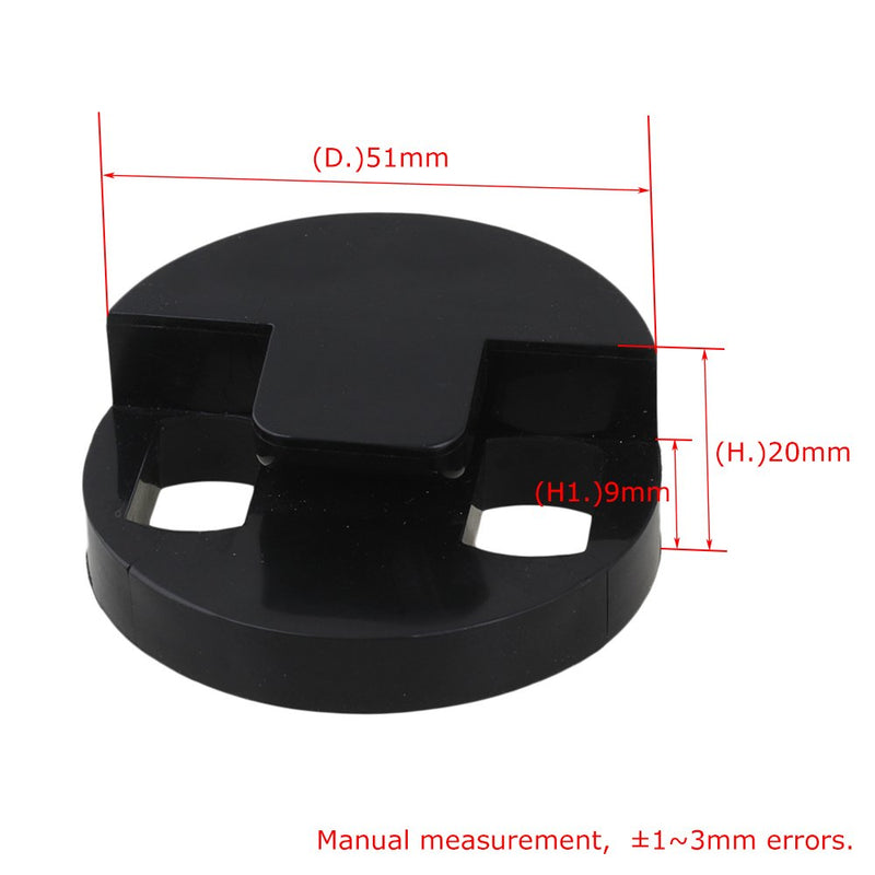 BQLZR Round Two Hole Rubber Mute For String Double Bass