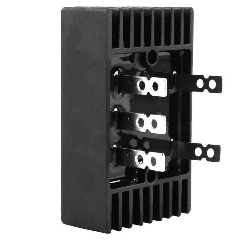 Yosoo Health Gear 3 Phase Bridge Rectifier AC to DC, High Power AC to DC Diode Bridge Rectifier, Sql100A 1600V Three Phase Diode Bridge Rectifier with 2 Fixing Holes for Power Supply