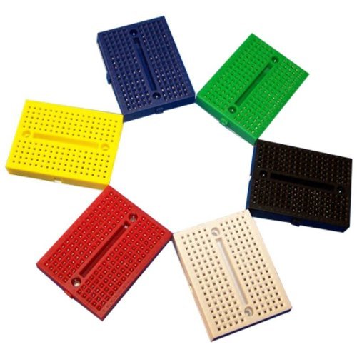 LampVPath [12Packs] 170 Points Mini Small solderless breadboard Compatible for Proto Shield