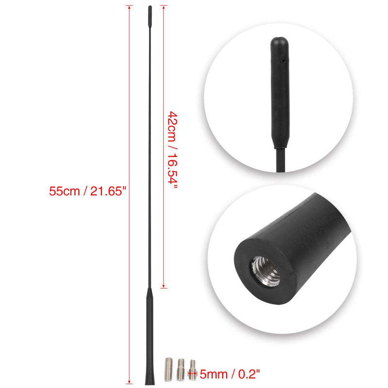 X AUTOHAUX Car Roof AM FM Radio Antenna Mast for Ford Focus 2000-2007