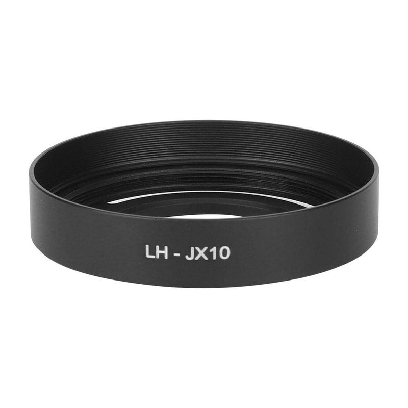 Oumij1 Hollow Metal Lens Hood - Compact Lens Hood - Detachable Camera Lens Hood - for Fuji X10/X20/X30 Camera(Black) Black