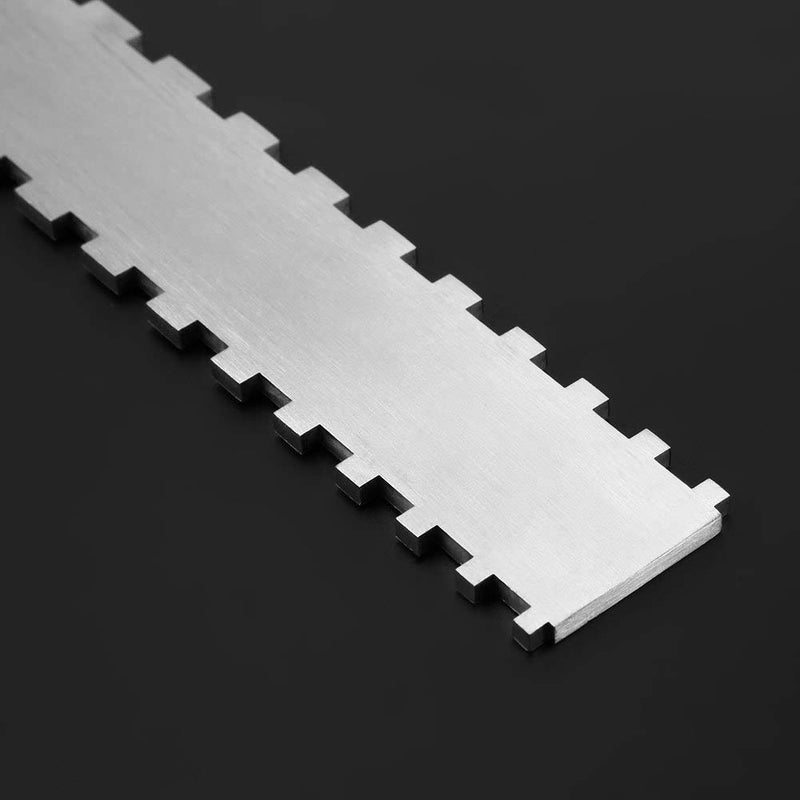 Guitar Neck Notched Straight Edge Fret Rocker String Height Gauge, Luthiers Tool for Guitar Fretboard and Frets