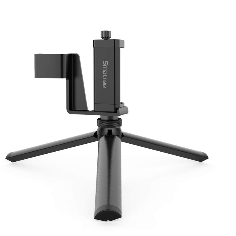 Smatree OSMO Pocket Phone Holder Set Expansion Accessories with 1/4" Thread Screw and Tripod Compatible with DJI OSMO Pocket 2/ OSMO Pocket and Smartphone