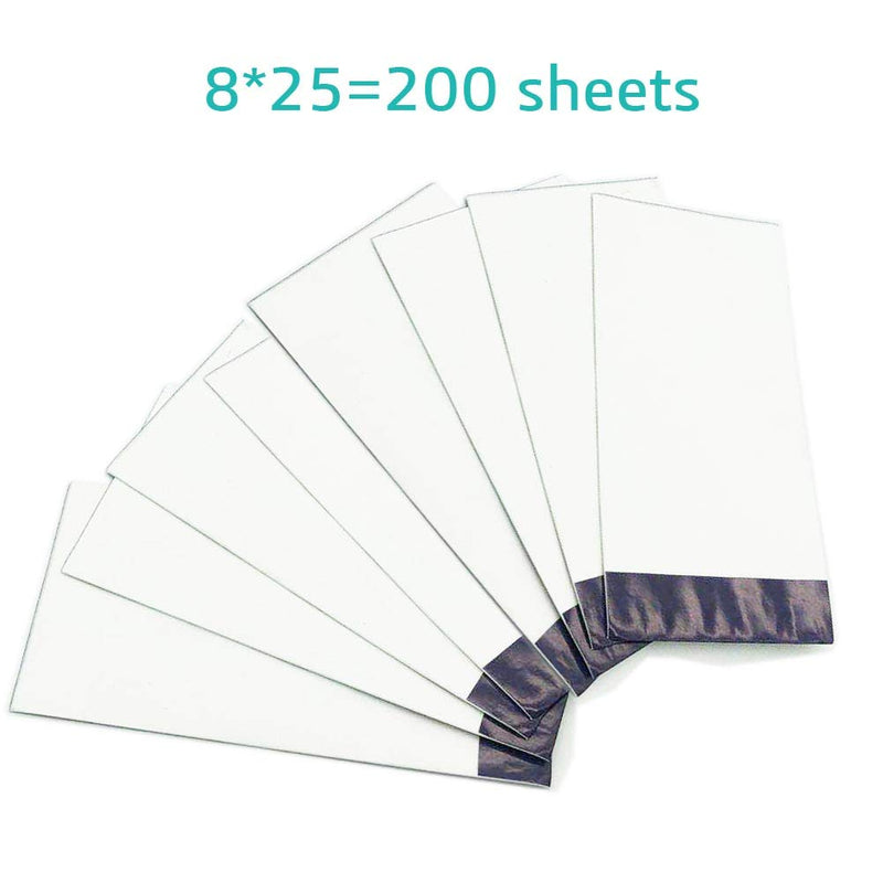 Vizemo 200 Sheets Ultrasoft Microscope and Camera Lens Cleaning Paper, 8 Packs of 25 Sheets