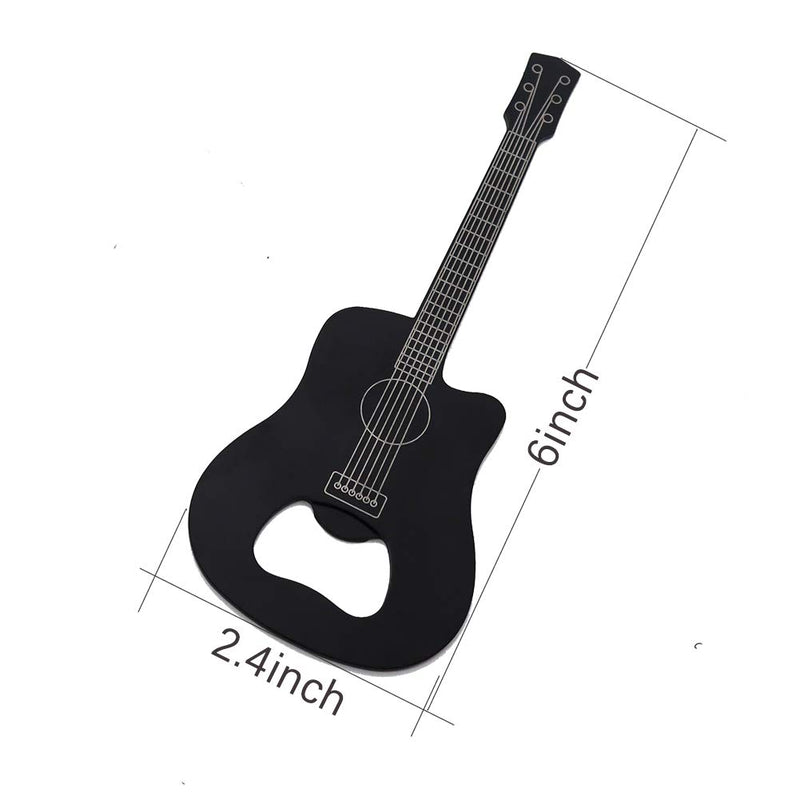 PEPKICN Stainless Steel Guitar Shaped Bottle Opener  (acoustic guitar shape) acoustic guitar shape