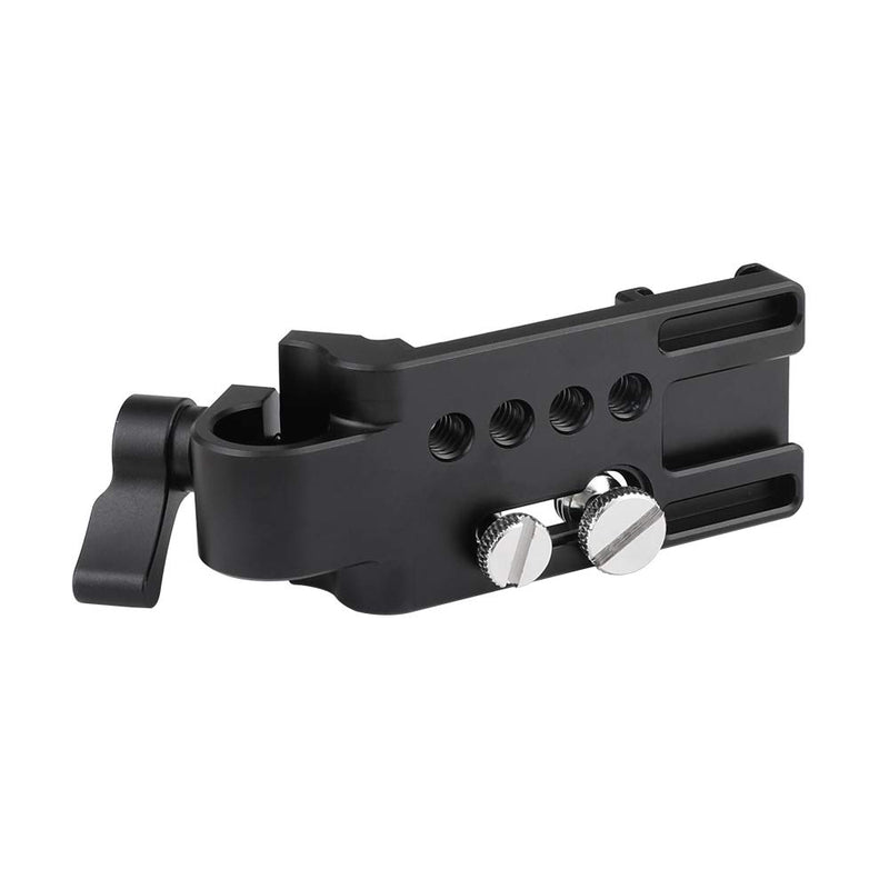 CAMVATE Multi-Function Extension Plate with 15mm Rod Clamp and Cold Shoe Mount