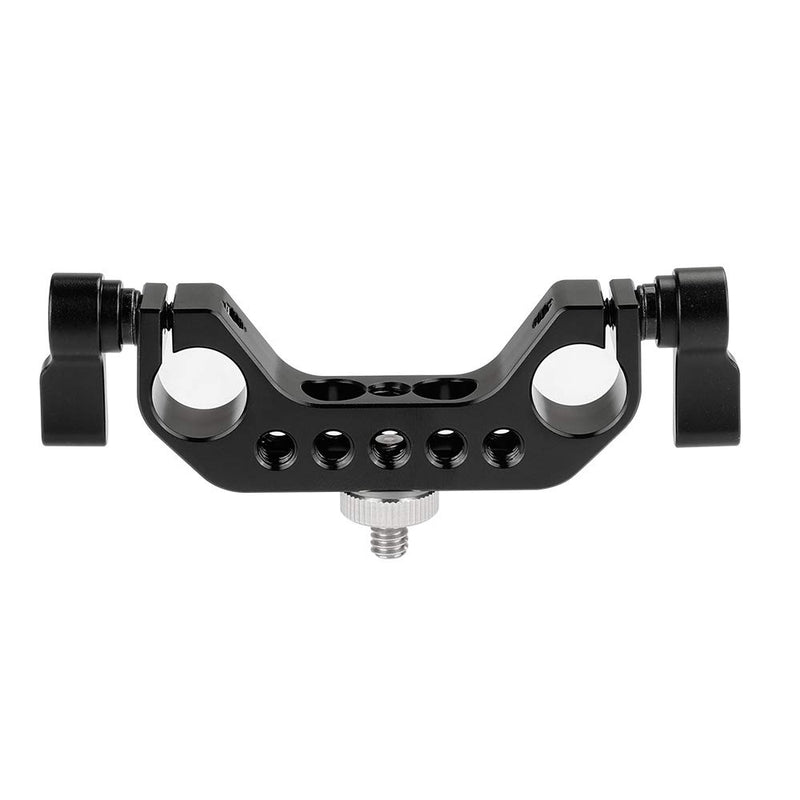 CAMVATE Camera 15mm Rod Bracket with 1/4-20 Thread Mount for 15mm Shoulder Rig