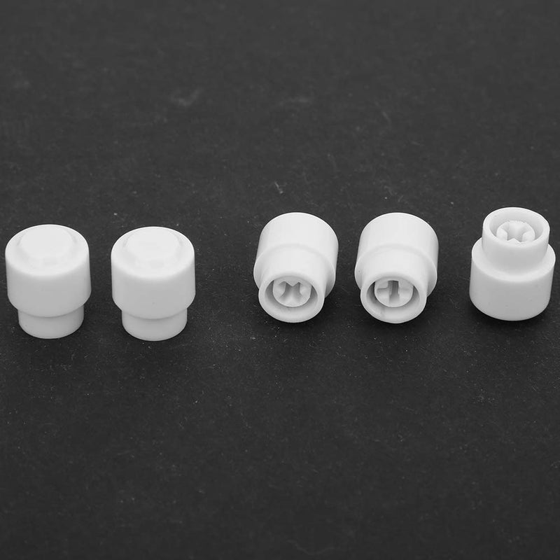 Bnineteenteam 10PCS Electric Guitar Pickup Switch Tip Cap Knob for Telecaster Tele Parts Knob Cap White