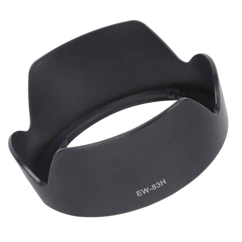 S erounder Lens Hood,EW‑83H Plastic Black Camera Mount Lens Hood,for EF 24‑105mm f/4L is USM Camera Lens