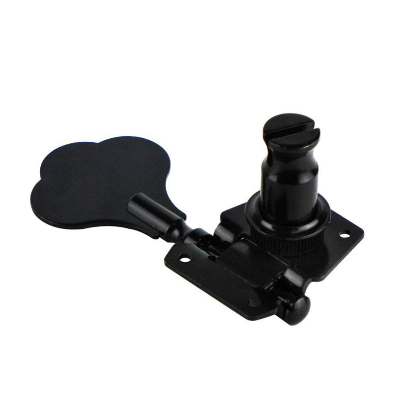 YUPVM 5Pcs Guitar Accessory Vintage Open Bass Guitar Tuning Keys Pegs Machine Heads Tuners Black 1L4R for 5 Strings Bass Black, 282786A2