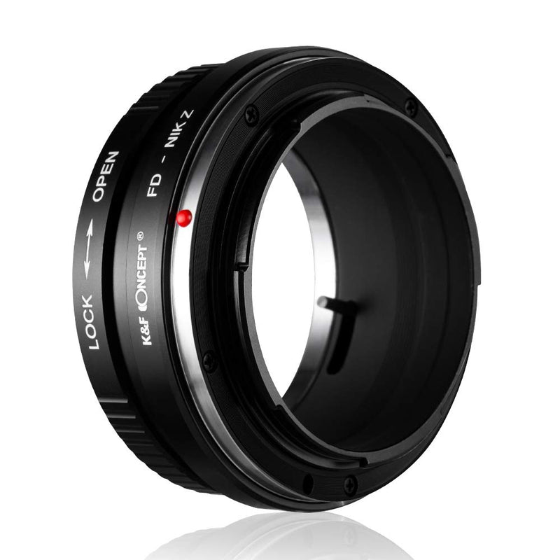 K&F Concept Lens Mount Adapter for FD FL Lens to Nikon Z6 Z7 Camera FD-NIK Z