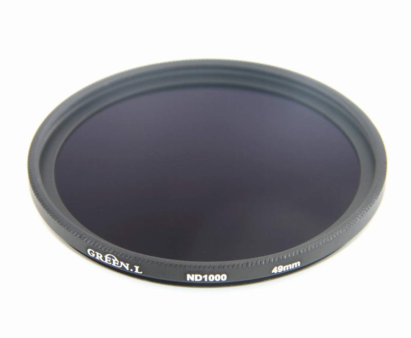 GREEN.L 49mm ND1000 Filter Slim Neutral Density ND Filter Optical Glass 10 Stop