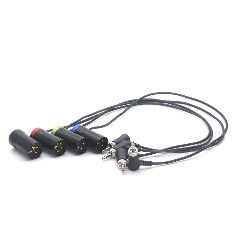 SZJELEN NEUTRIK 3pin XLR Male to 3.5 Audio with Lock for Sony D11 Headphone Return Audio Aable (Red) Red