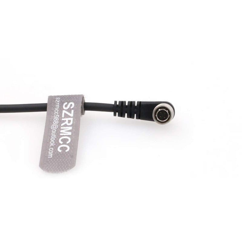 SZRMCC Anton-Bauer IDX D-Tap to Thin Right Angle Hirose 4 pin Male Power Cable for Zaxcom Sound Devices 688 644 633