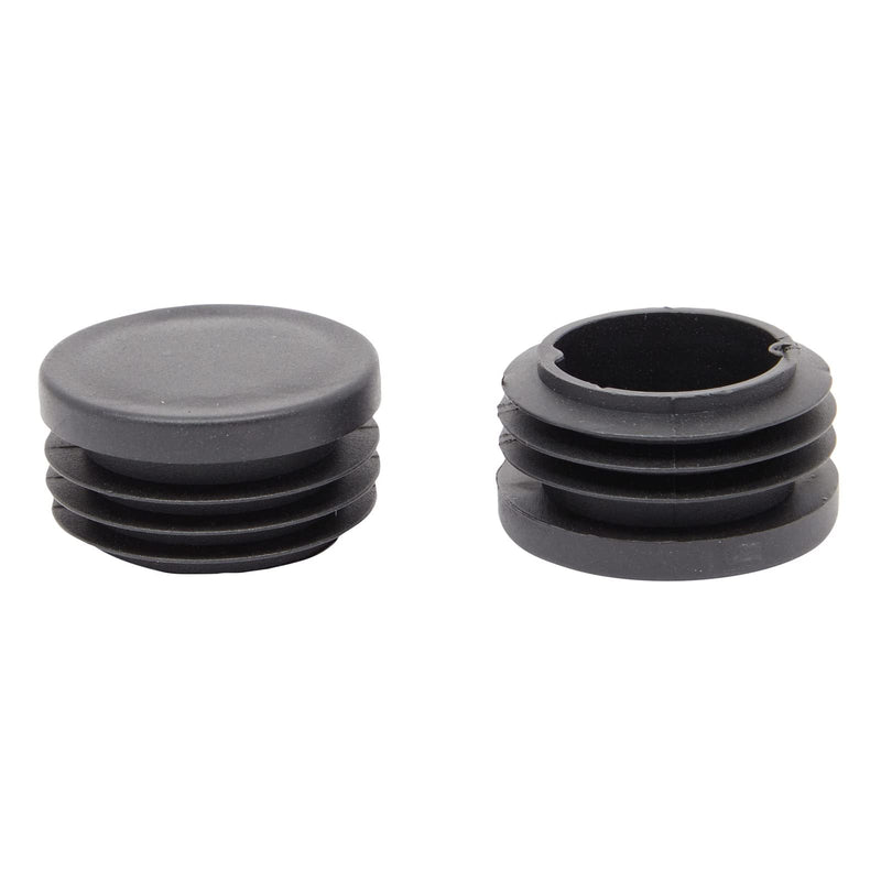 60 Pack 1.5 Inch Round Plastic Hole Plug, Metal Pipe Tubing End Caps for Chair Glides