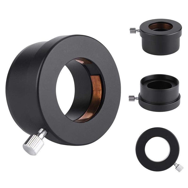 Bigking 2 to 1.25 Telescope Adapter,2" to 1.25" Telescope Eyepiece Mount Adapter Black Metal Accessories Adaptor