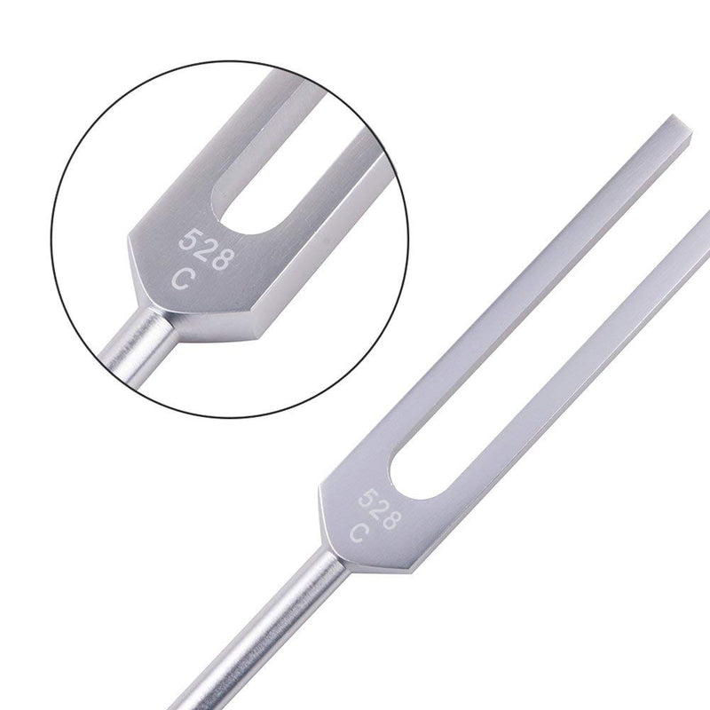 Melodyblue Tuning Fork 528C 528HZ Tuner with Mallet Set for DNA Repair Healing Nervous System Testing Tuning Fork Health Care