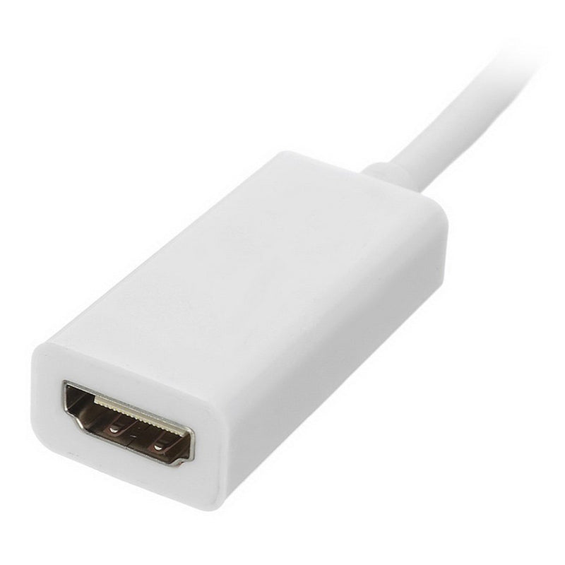 CY Thunderbolt Port to HDMI Female Adapter Cable with Audio Video for 2011 2012 2013 2014 2015 Laptop White