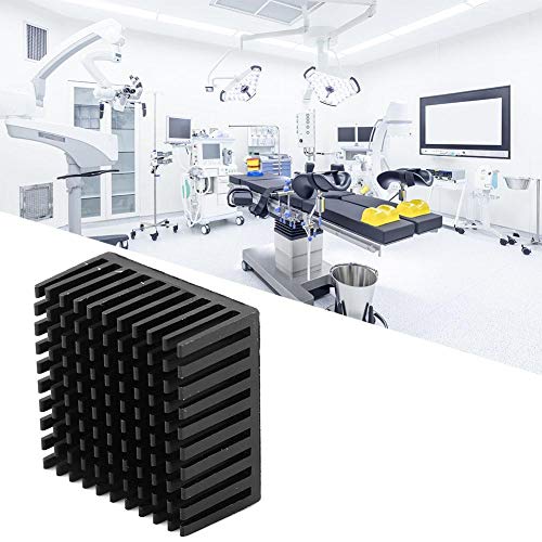 5PCS Aluminum Heat Sink Heatsink Module Cooling Fin Radiator Cooler Fin for Fan PCB Board, 40 x 20 x 40mm Heatsink Thermal (Black)