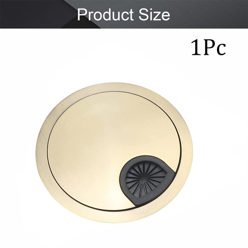 MroMax 3.07" Desk Grommet Zinc Alloy 78mm Cable Hole Cover Cord Desk Grommets Arrange Wires Organizer for Home Office Desk Cable Cord Bronze 1Pc 80 mm Mounting Hole Diameter